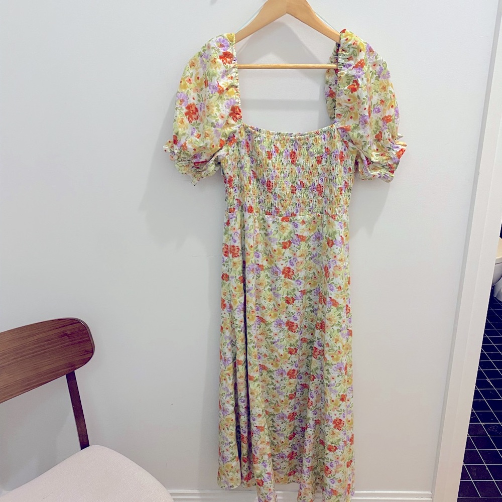ASTR THE LABEL FLORAL DRESS SIZE XL
